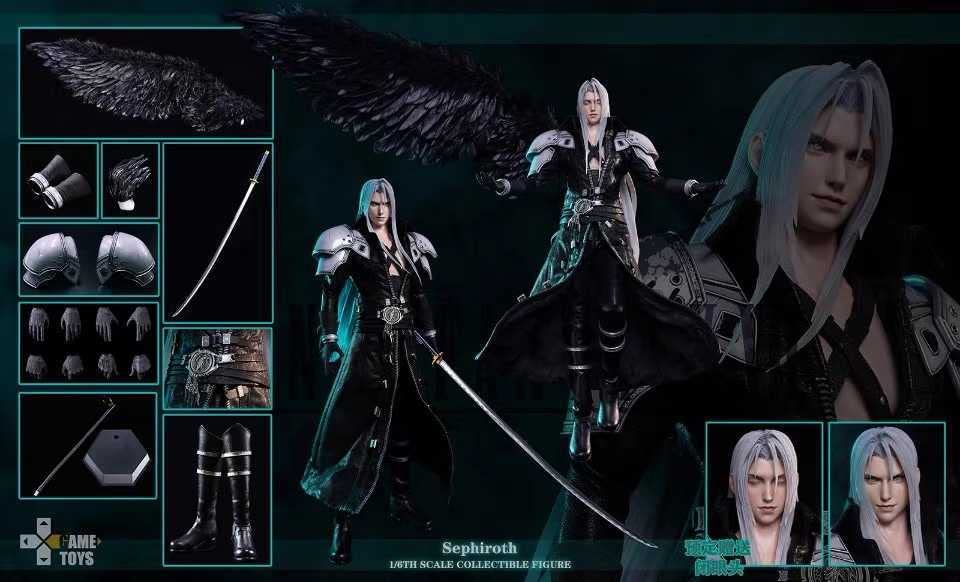 Amazon.co.jp: GAMETOYS GT003 ファイナルファンタジー セフィロス 1/6