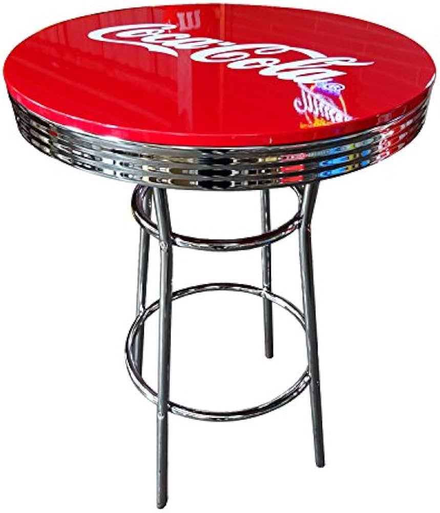 Amazon｜COCA-COLA BRAND コカコーラブランド ハイテーブル 「Coke HI