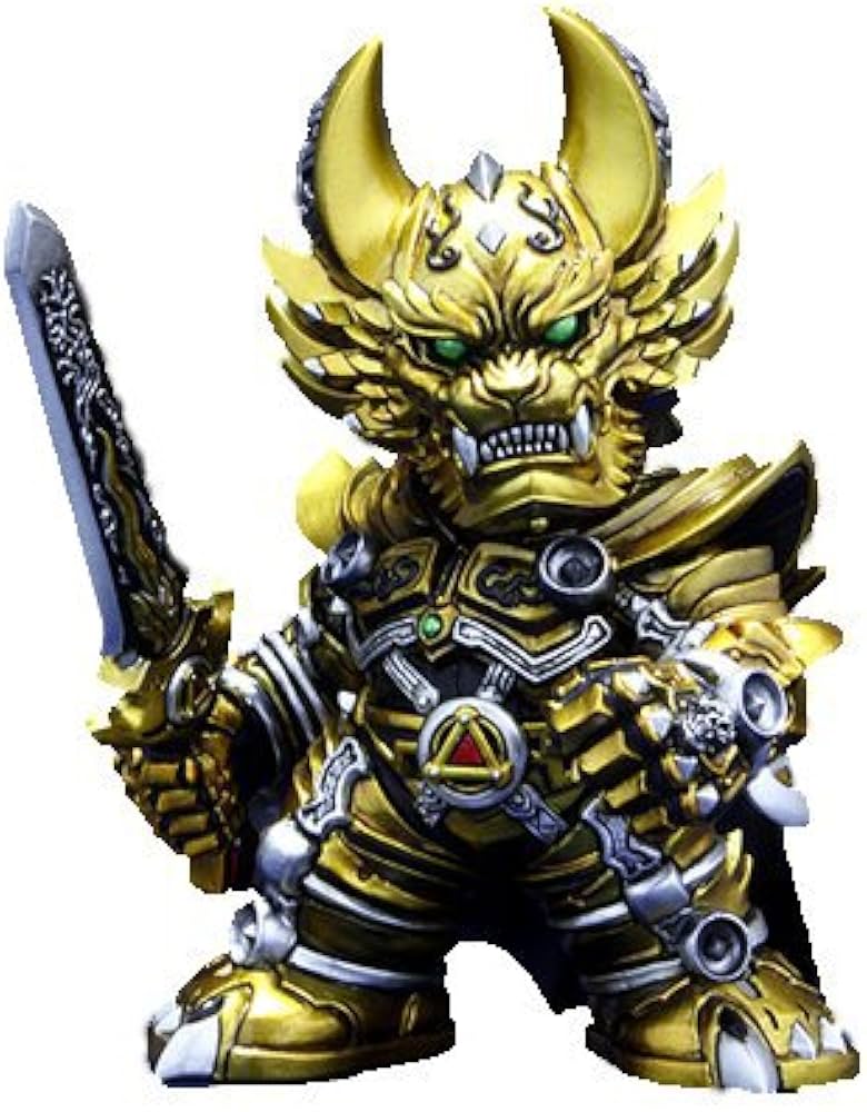 Amazon | 牙狼デフォルメ魔戒コレクション 黄金騎士ガロ 約90mm PVC製