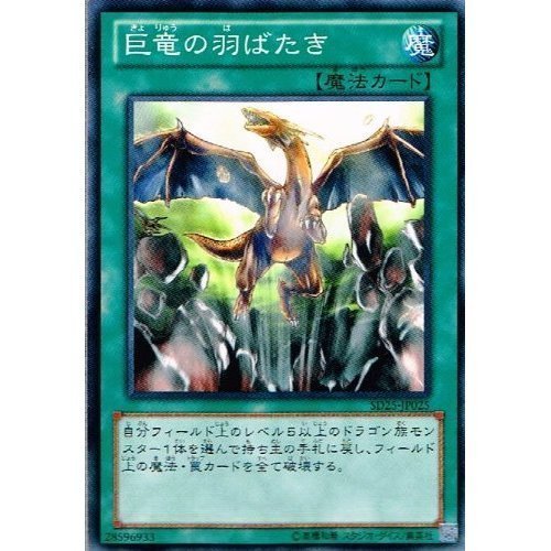 Amazon.co.jp: 【 遊戯王】 巨竜の羽ばたき ノーマル《 青眼龍轟臨