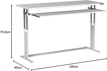 Amazon.co.jp: Bauhutte (バウヒュッテ) 昇降式 スタンディングデスク