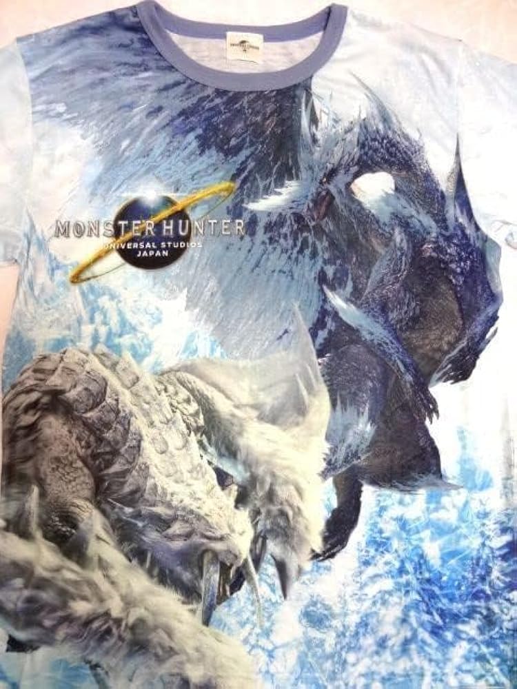 Amazon | USJ 限定 モンスターハンター Tシャツ Lサイズ 3Dアート ユニ