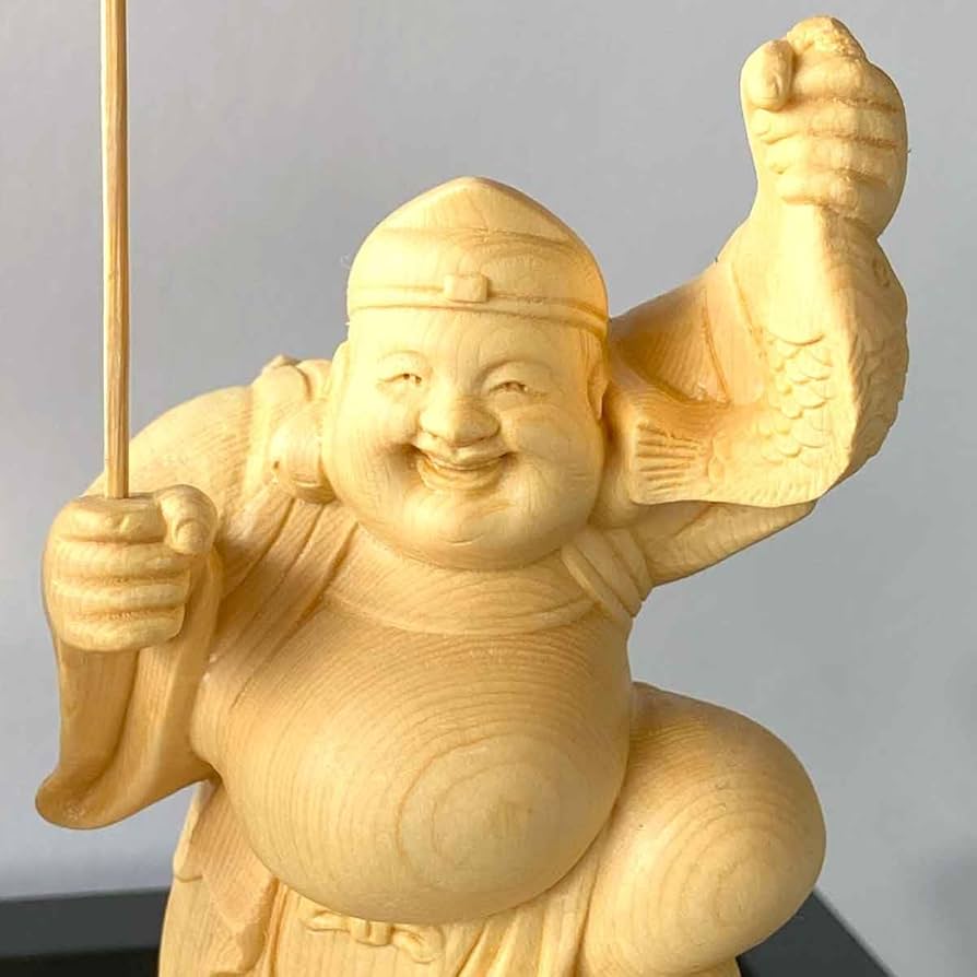 Amazon.co.jp: 大黒天 大黒様 恵比寿様 恵比寿天 15cm 商売繁盛 神棚