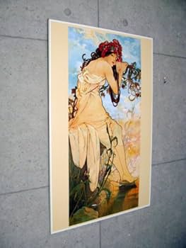 Amazon.co.jp: ポスター アルフォンス ミュシャ 四季「夏 : ホーム