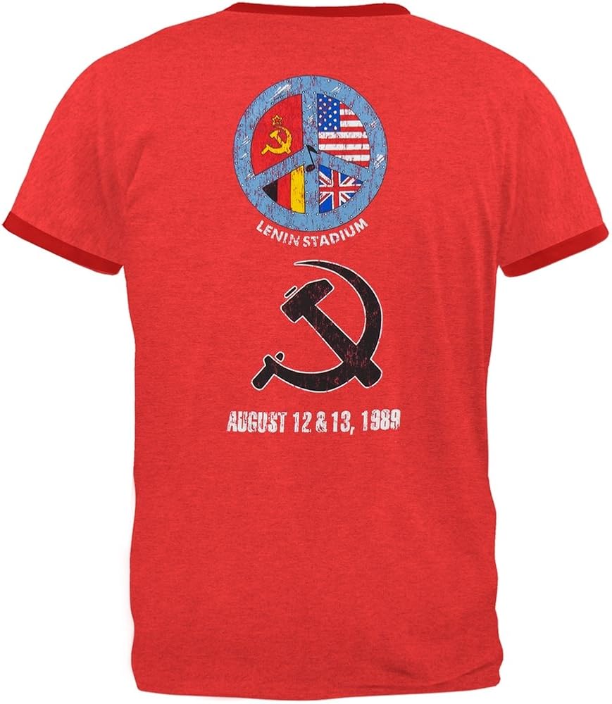 Old Glory Moscow Music Peace Festival T-Shirt - Youth Large Red
