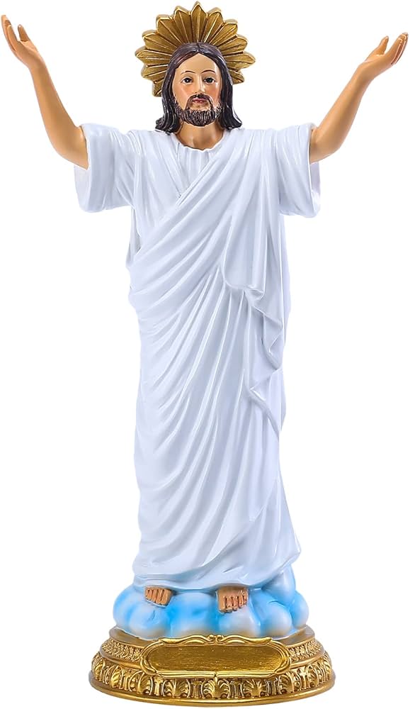Amazon.co.jp: 復活したイエス・キリスト像、9インチの神聖な慈悲の主