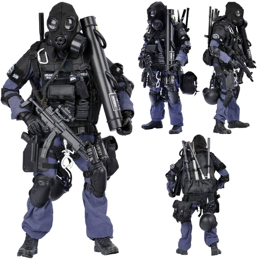 Amazon.com: Lmzauet 12 inch Special Forces Action Figure 1:6 SWAT