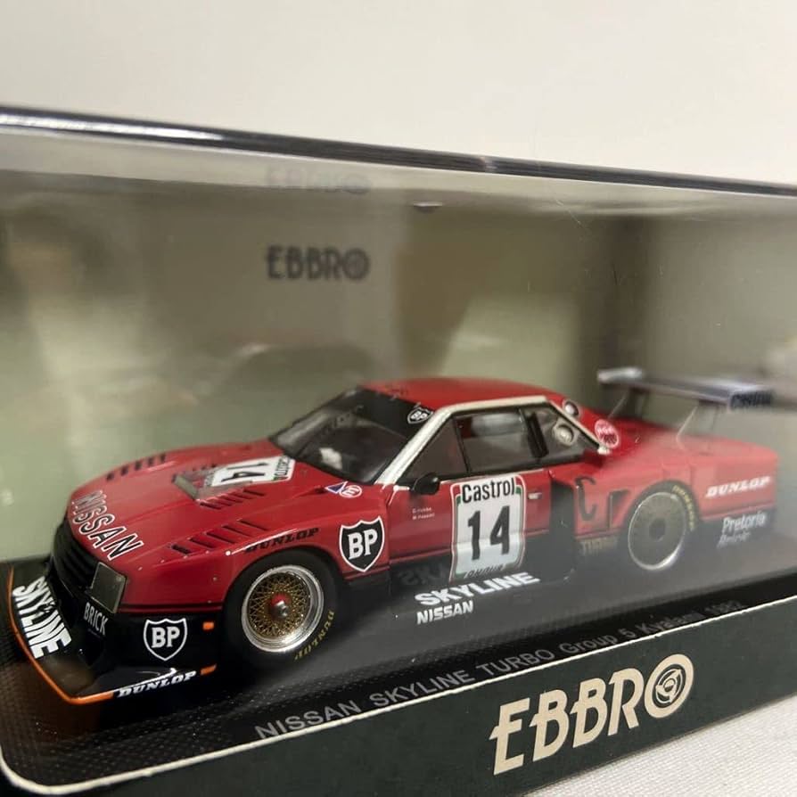 Amazon | EBBRO 1/43 NISSAN SKYLINE TURBO Gr.5 Kyalami 1982年 #14
