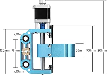Genmitsu Upgraded Aluminum Z Axis Assembly V2 Kit, with Spindle