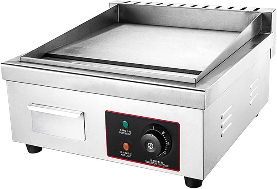 Amazon | グリドル プレス鉄板 PSE認証 業務用電気グリル 卓上鉄板焼