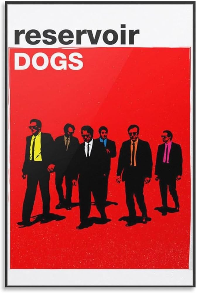 Amazon.co.jp: レザボアドッグスヴィンテージ映画ポスタークエンティン
