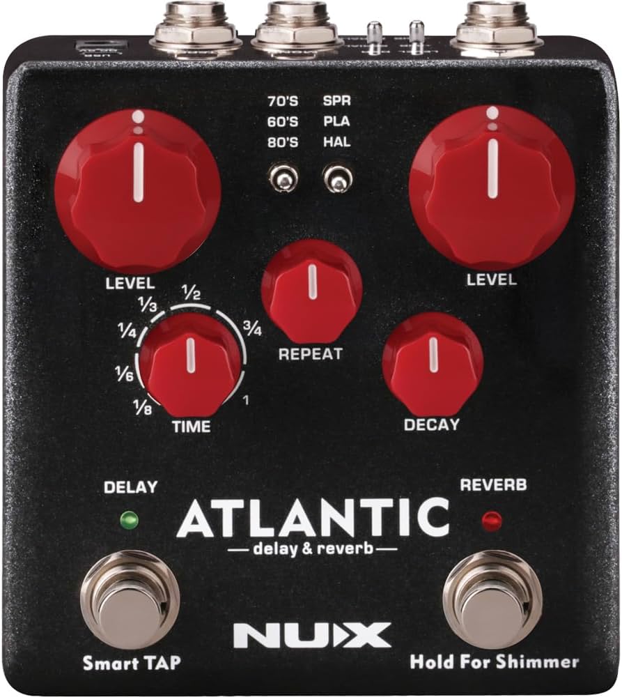 Amazon | NUX Atlantic Delay ＆ Reverb ギターエフェクター