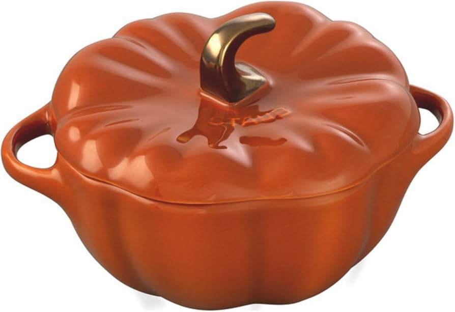 Amazon｜staub ストウブ 「 パンプキン ココット シナモン 15cm 0.68ml