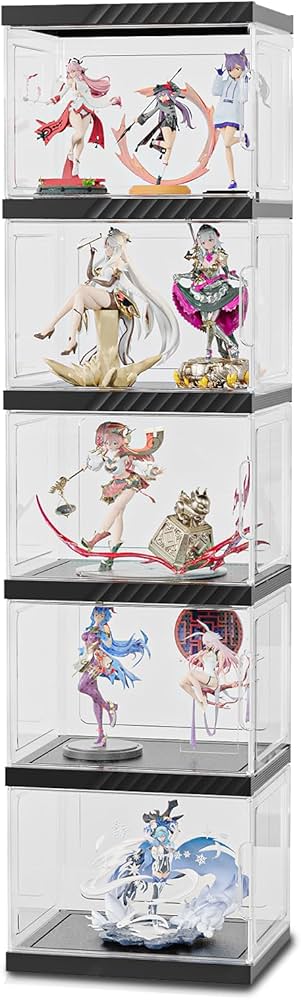 Amazon.co.jp: GVEEL コレクションケース フィギュアケース 5段 大型