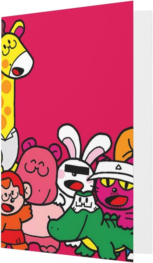 Amazon | たべっ子どうぶつ 誕生日グリーティングカード 祝福ポスト