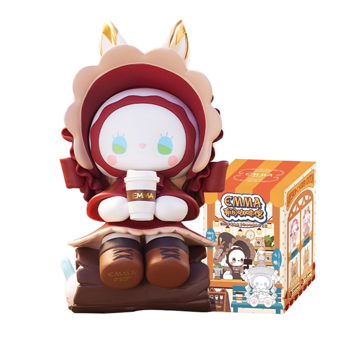 Amazon.com: Aven Rabbit Emma Coffee ShopSeries Blind Box Action