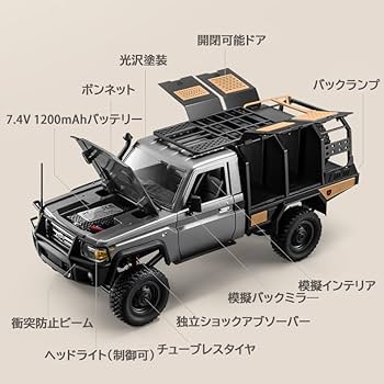 Amazon.co.jp: MN MODEL 1:12 ランドクルーザー79 MN-82S ラジコン