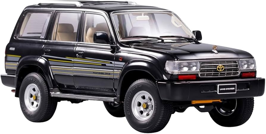 Amazon | KENGFAI 1/18 トヨタ ランドクルーザー VX-RL LC80 ブラック
