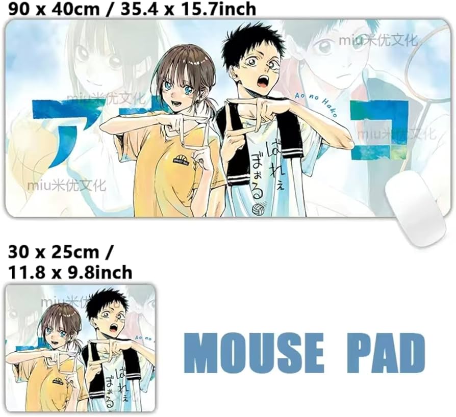 Amazon.co.jp: アオのハコ マウスパッド グッズ 鹿野千夏 猪股大喜