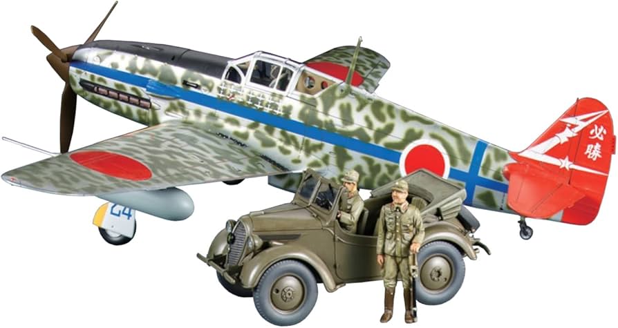 Amazon.com: Tamiya 25203 1:48 JPN Ki-61-Id Hien & Kurogane - Model