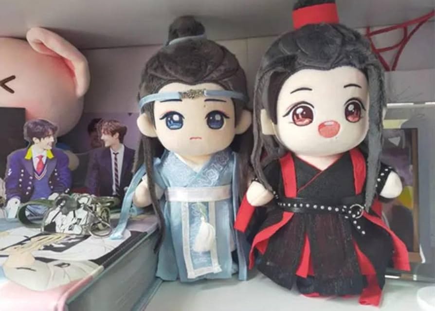 Amazon.co.jp: 陳情令 魔道祖師 ぬいぐるみ 2点セット 魏無羨 藍忘機