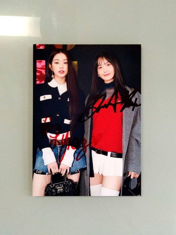 Amazon.co.jp: チャン ウォニョンとユナ直筆サイン入り2Lサイズ写真