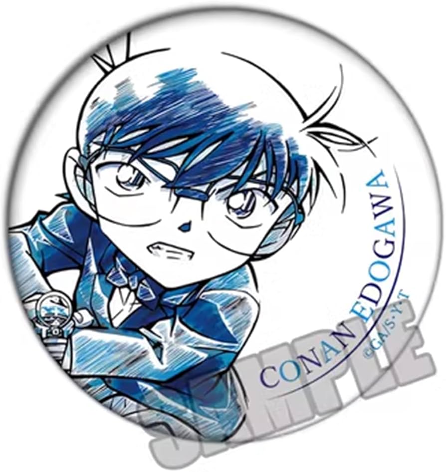 Amazon.co.jp: POOSE 名探偵コナン 缶バッジ バッジ 灰原 哀 安室 透