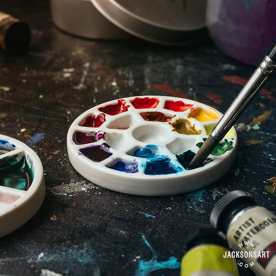 Amazon | Etchrエッチャー 磁器製ミニパレット 2枚セット 19仕切り+