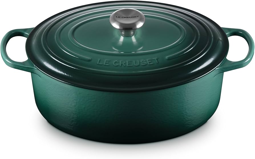 Amazon.com: Le Creuset Enameled Cast Iron Signature Oval Dutch