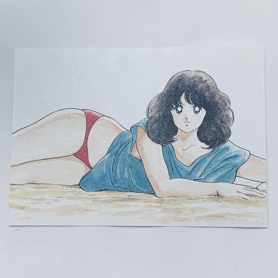 Amazon.co.jp: レア あだち充 タッチ ミニ複製原画 浅倉南 ② : おもちゃ