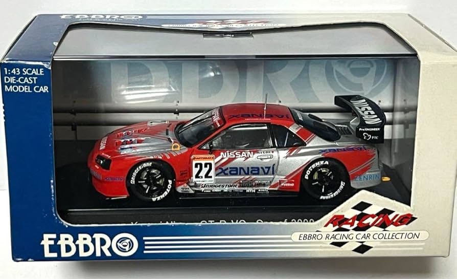 Amazon | EBBRO XANAVI NISMO GT-R R34 VQ JGTC 2002 X | ミニカー