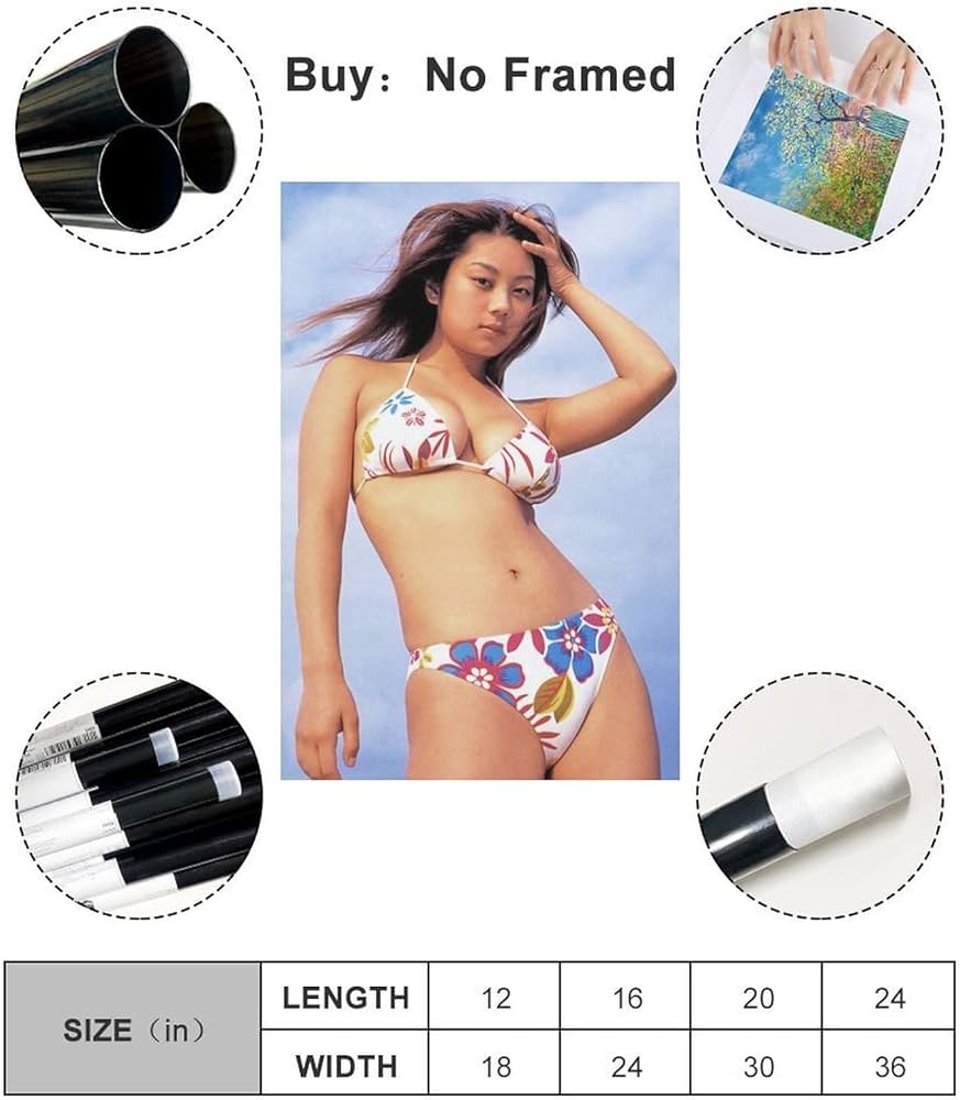 Amazon.co.jp: 小池栄子写真セクシーポスター絵画 キャンバス 芸術