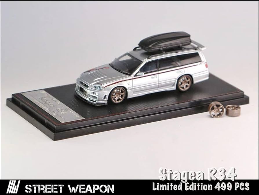 Amazon | 1/64 Street Weapon NISSAN 日産 ステージア R34 GT-R stagea