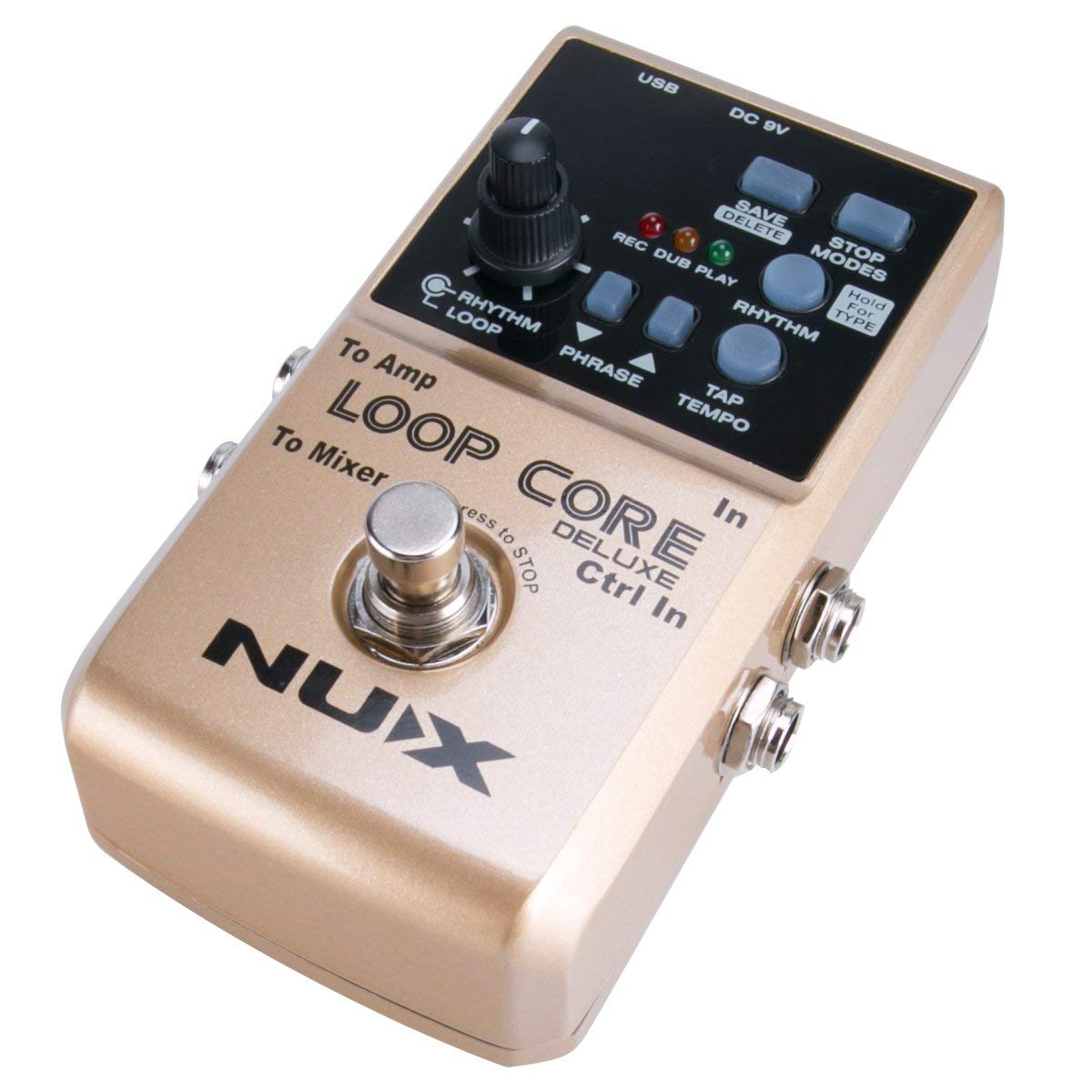 Amazon | NUX Loop Core Deluxe Guitar Looper 8 hours Loop Time,24