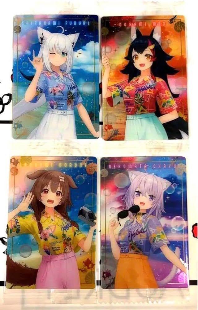 Amazon.co.jp: ホロ ライブ ウエハース ゲーマーズ 白上フブキ、大神