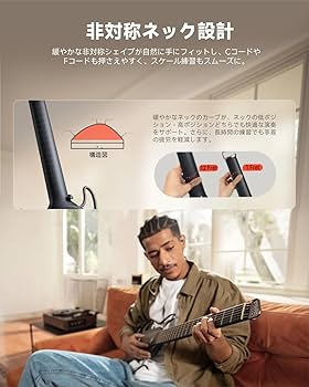 Amazon.co.jp: Donner HUSH-I トラベルギター 静音 イヤホン対応 集合