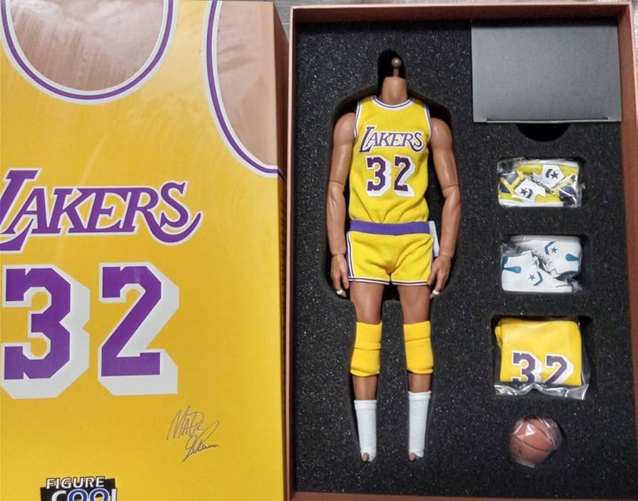 Amazon.co.jp: 1/6 マジック・ジョンソン アクションフィギュア 世界