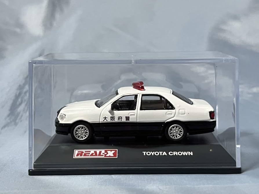 Amazon | リアルX製日本警察ミニカー クラウン パトカー 1/72