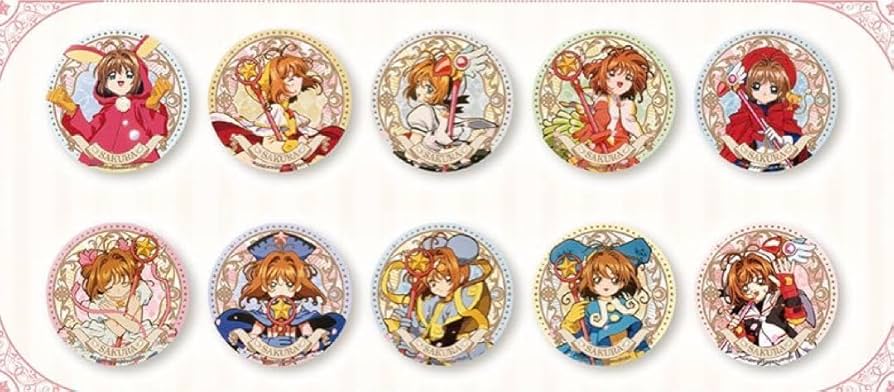 Amazon.co.jp: カードキャプターさくら 缶バッジ カフェ vol2 box中華