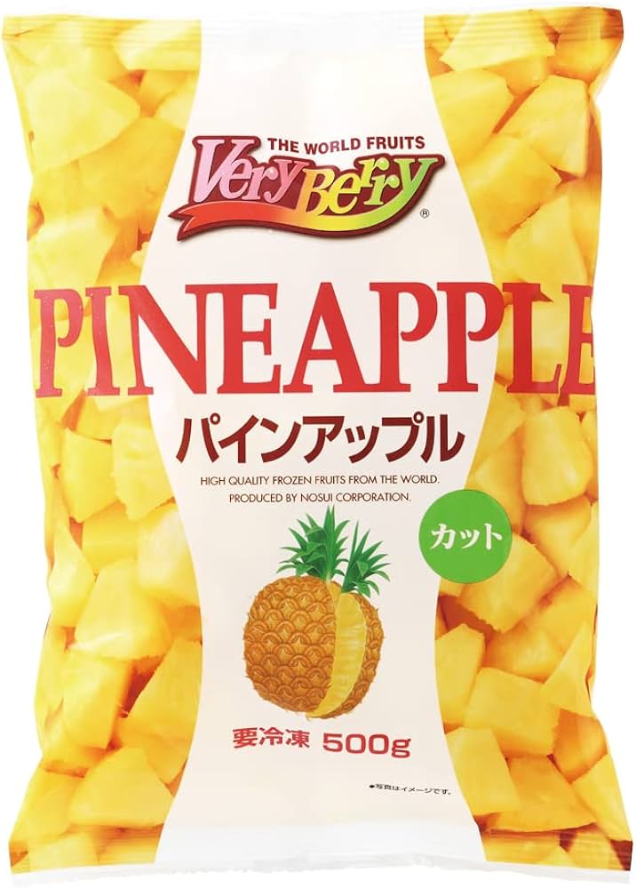 Amazon.co.jp: [冷凍] ノースイ パインアップル 500g×2 : 食品・飲料・お酒