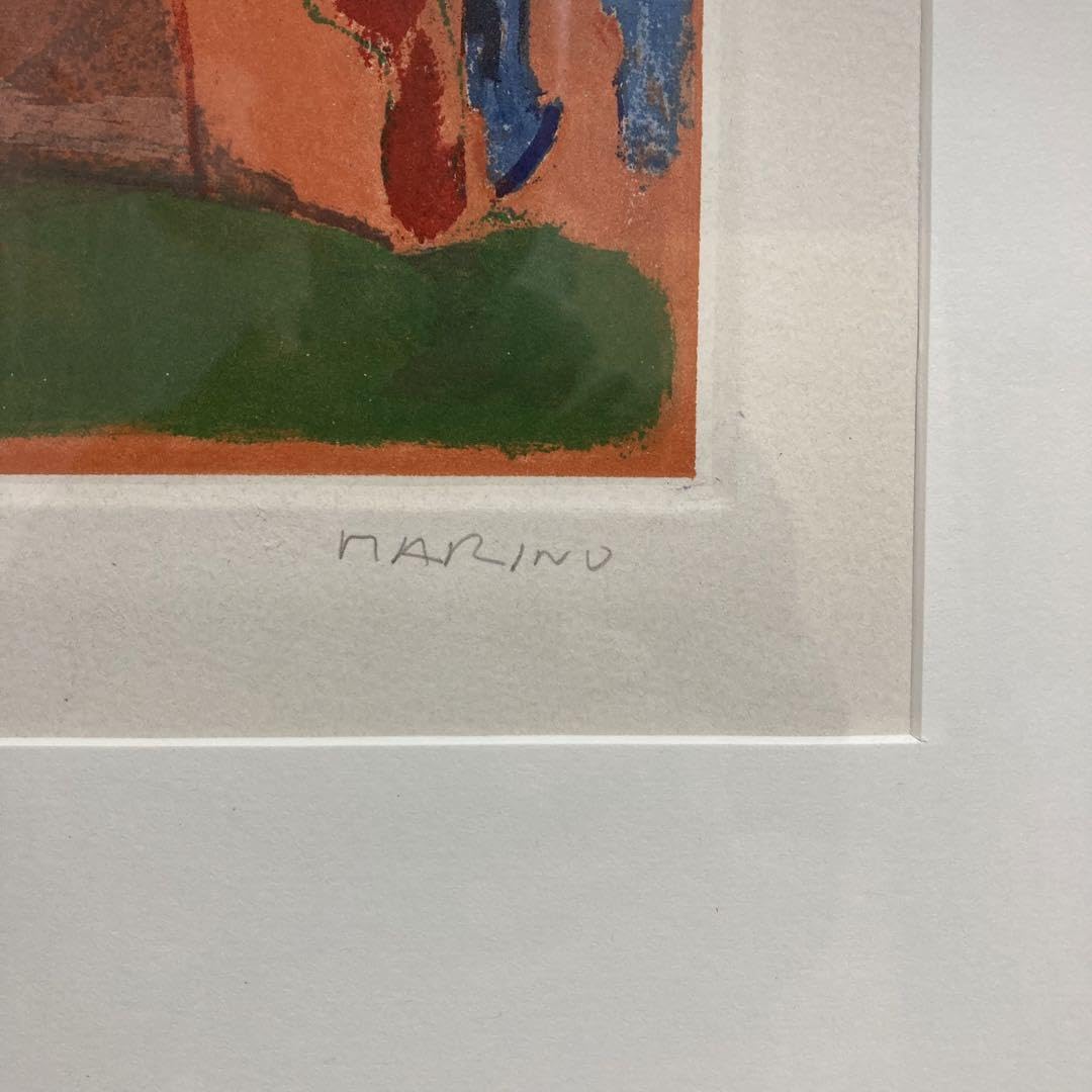 Amazon.co.jp: 真作保証マリノマリーニ カラー銅版 直筆サイン 75部