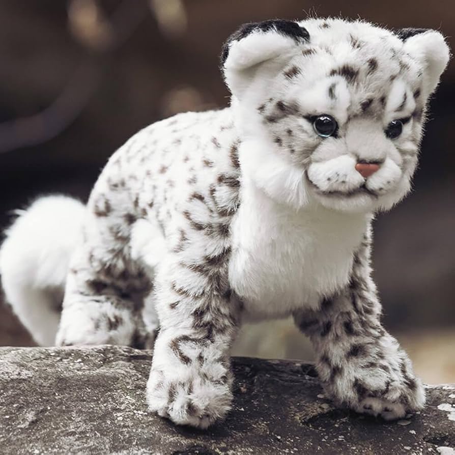 Amazon.com: keaiart-ly Snow Leopard Stuffed Animals Plush Toy, 18