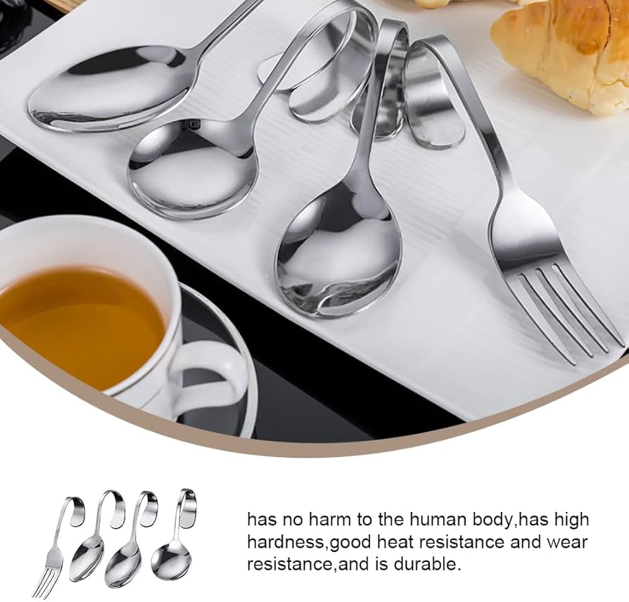 Amazon.com: YongXiangPeng Handle Fork Spoon(4 kinds), Stainless