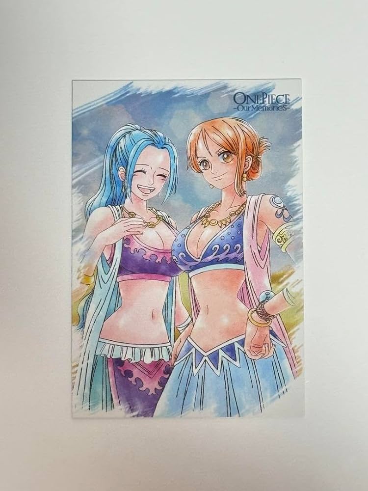 Amazon.co.jp: ワンピース ウエハース カード 第1弾 No.7 ナミ＆ビビ