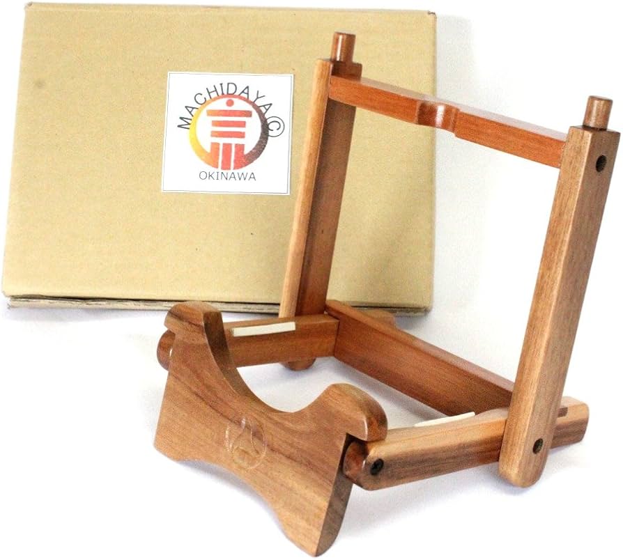 Amazon.co.jp: 三線スタンド 折りたたみスタンド木目 Natural