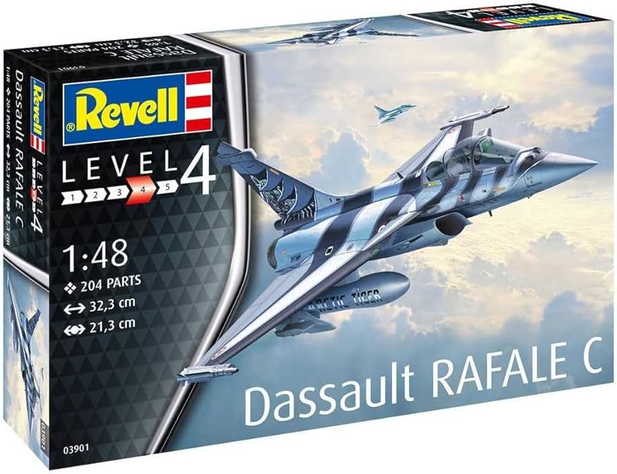 Amazon.com: Revell 03901 Dassault Rafale C, 1:48 Scale Plastic