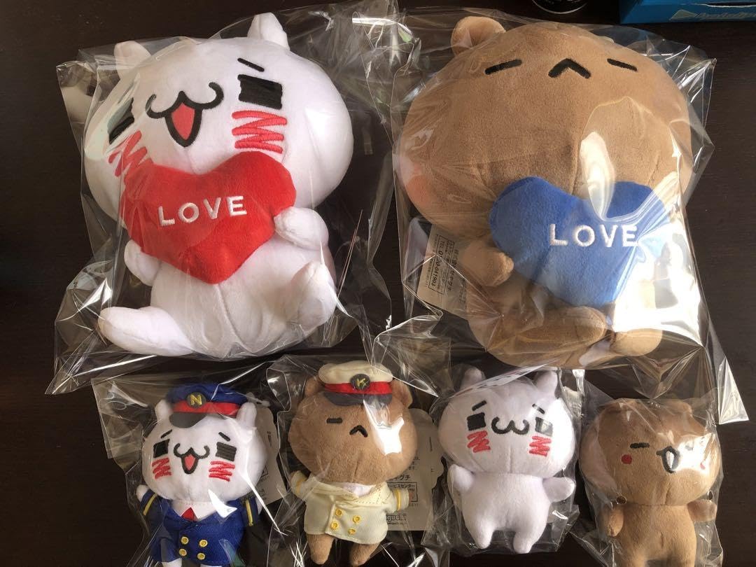 Amazon.co.jp: 愛しすぎて大好きすぎる。 にゃんことくま ぬいぐるみ