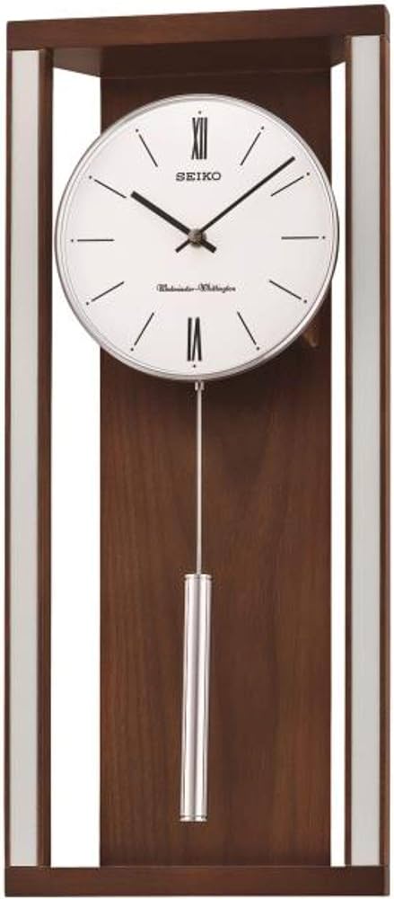 Amazon.com: Seiko Modern & Sophisticated Wall Clock with Pendulum