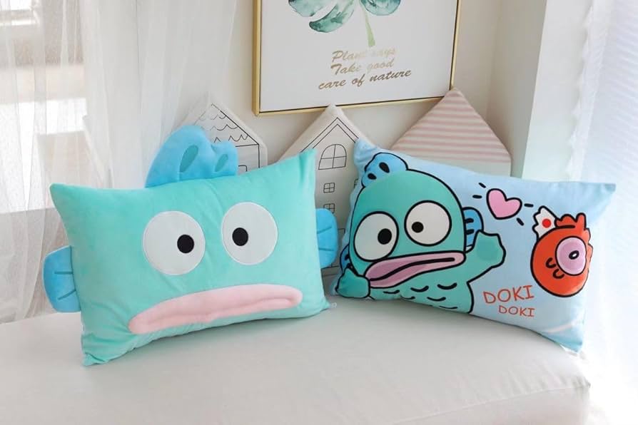 Amazon｜ハンギョドン 枕カバー 40x60cm アニメ おしゃれ ポリエステル