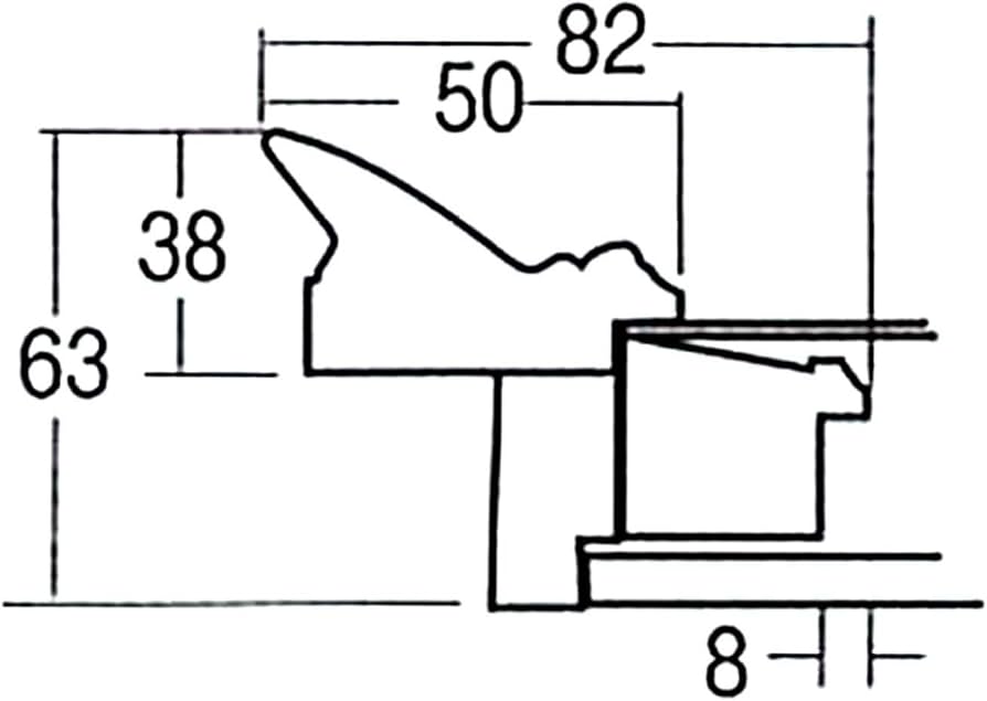 Amazon.co.jp: 【ルイ式油額】高級油絵額・キャンバス額・豪華油絵額